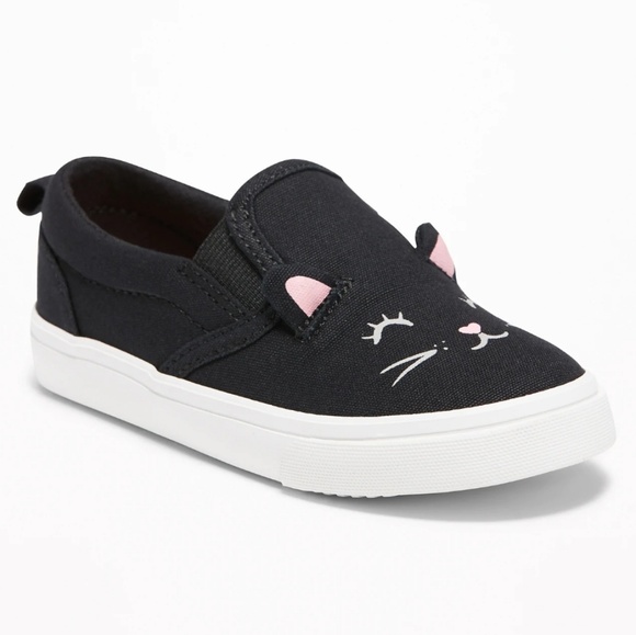 Old Navy Other - Slip On Sneakers · Black Cat